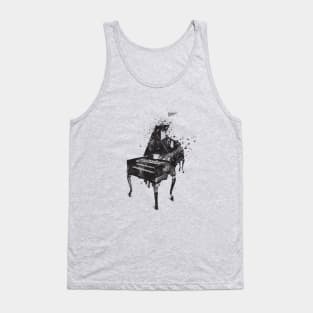 Vintage Piano Shattered Tank Top